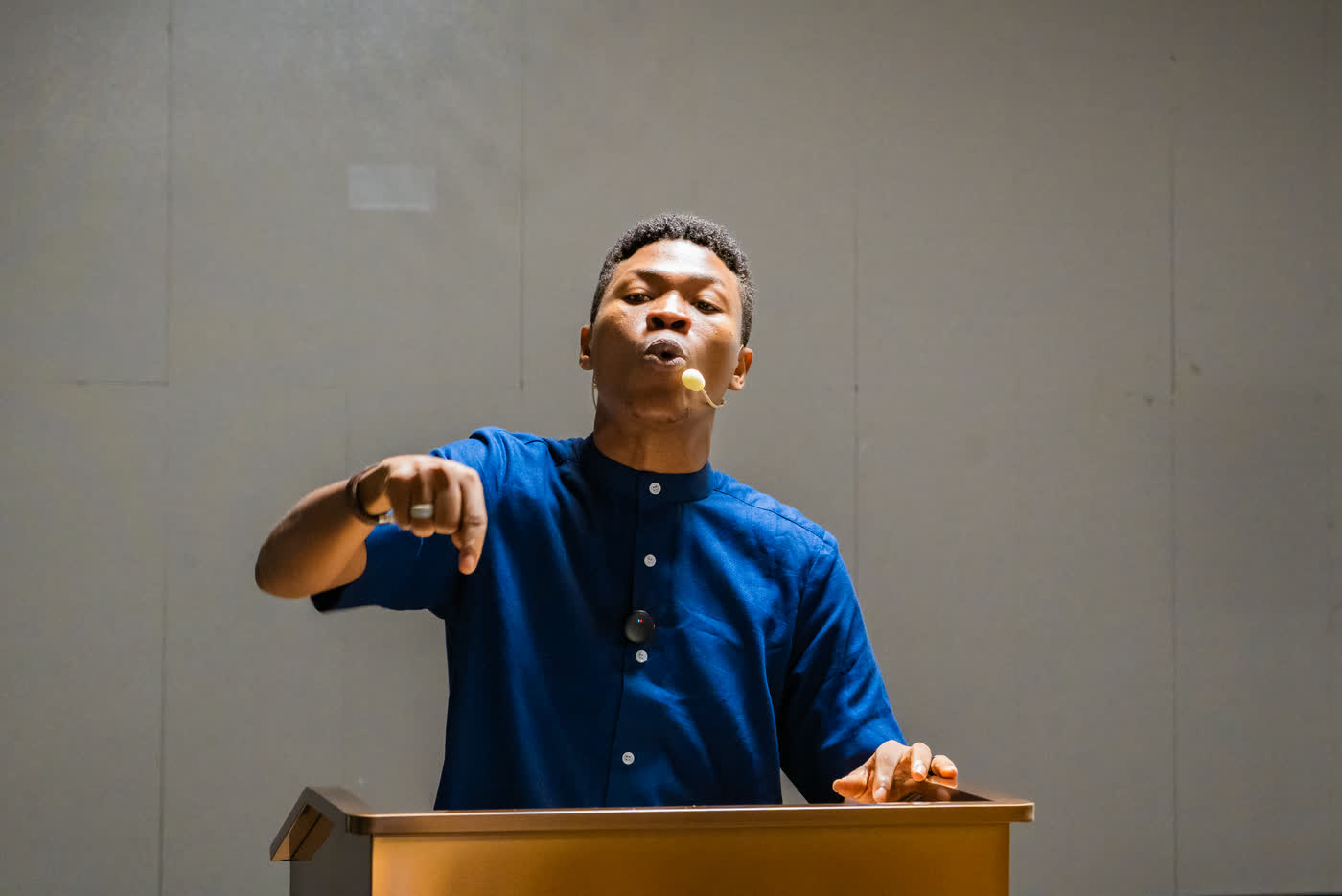 Teaching at the pulpit